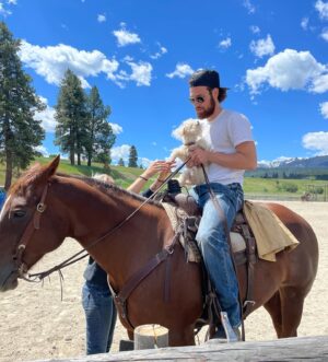 Natalie Alyn Lind Instagram - proud of you my cowboy 🤠 @kaicaster @yellowstone tonight.