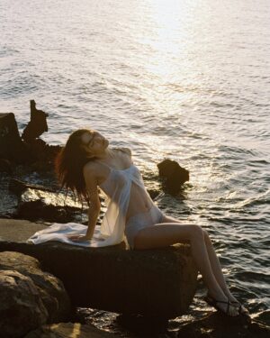 Nattamon Chokejindachai Instagram - The water's gettin colder let me in your ocean- SWIM.