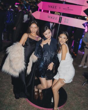 Ng Ka Yan Instagram - VOGUE LOVES HONG KONG, KAYAN LOVES PARTY AND FRIENDS 🩶 happy 5 years old @voguehongkong 

wearing @maisonmargiela @bvlgari 
hair @keith_wong_hair 
makeup @chichili 
styling @yoyokwans