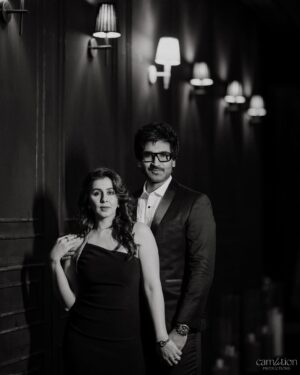 Nikki Galrani Instagram - It’s my favorite human’s Bdayyyy 🤗
Thank you for being you & for being mine Nanu ♥️
I love you maxxx @aadhiofficial ✨
#HappyBirthday 

Shot by 📸 @camlition_productions 🖤