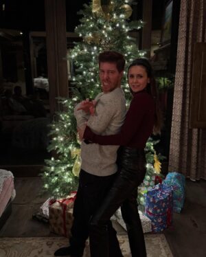 Nina Dobrev Instagram - first christmas as fiancées 🥹🤍
