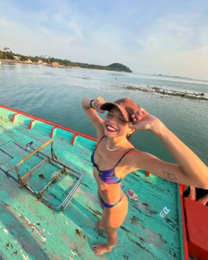 Nina Kaiser Instagram - Urlaub und Mango sticky rice sind zwei große Hobbys von mir