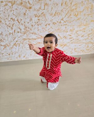 Nisha Krishnan Instagram - With Diwali just around the corner, our family is diving into the traditions that make this festival so special. It’s all about spreading joy, creating memories, and embracing our rich cultural heritage. We’ve already begun shopping for the festivities, and for my little ones, FirstCry is my ultimate go-to for stylish and comfy children’s fashion.

This year, I was on the lookout for an outfit that beautifully blends tradition and comfort. Samaira loves purple and insisted on having a purple color outfit for Diwali. And I was wondering what I could get for my son Amar who is just 1 year old ! I found just what I envisioned on FirstCry! The gorgeous embroidery and unique embellishments not only capture the festive spirit but also allow my children to enjoy the celebrations freely. Dressing up in ethnic wear during Diwali is a lovely way to honor our culture ❤️ 

My little ones were thrilled to try it on and are already excited to show it off this Diwali ! Also I want to share my excitement with you —use my personalized code  NishaDW1  for 50% off fashion and 45% off everything else. Let’s make this Diwali unforgettable!

#firstcrywalidiwali24 #firstcrywaliDiwali #firstcryindia #firstcry #FussNowAtFirstcry #firstcryfashion #kidsfashion #nishaganesh