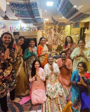 Nishi Saxena Instagram - Happy Ganesh Chaturthi Everyone! Ganpati Bappa Morya!🤍🎉
