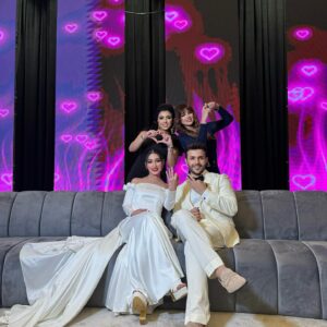 Noor Mazen Instagram - خلصنا العرس 💃🏻 

Makeup by @shams_alshemary 
@olala_beauty6