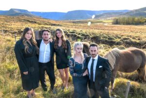 Olivia Taylor Dudley Instagram - Happy Anniversary @elie_smolkin !!! Feels like yesterday we had our Magical Iceland wedding 🤍