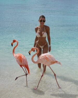 Oriana Marzoli Instagram - Me tienes enamorada Aruba*🦩🐠 estáis preparados para todas las fotos que voy a subir estos días? Ufff, os juro que no puedo estar más feliz aquí, todo es precioso, la gente es encantadora, el hotel, las playas, la comida…🌴😍✨ 

Aruba mi hai rubato il cuore* 🦩🐠 Ragazzi voi siete pronti per tutte le foto che pubblicherò in questi giorni?mi sonó innamorata di questo posto meraviglioso, della gente, dell’albergo, cibo, il mare…🌴😍✨