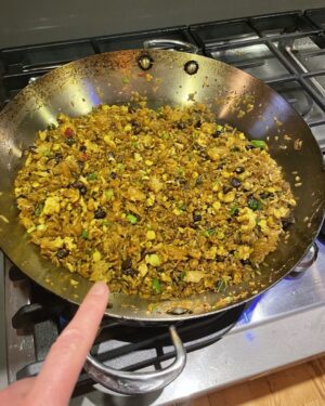 Paget Brewster Instagram - Fried rice!