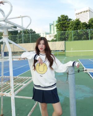 Pannin Charnmanoon Instagram - Living in the tennis dream🎾💛
#FILA #FILAxPeanuts #Snoopy #Peanuts #FILAThailand #ExplorewithFILA
