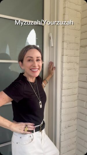 Patricia Heaton Instagram - As we head toward the one year anniversary of October 7th, I ask that you please join me in the #MyzuzahYourzuzah campaign to show solidarity with your Jewish friends and neighbors, fight antisemitism and bless your household. Here’s how you can participate:

1. Purchase a Mezuzah from Myzuzah.org/shop or MarigoldHouseLA.com.
2. Capture a video of you affixing your Mezuzah and saying “Myzuzah, Yourzuzah”.
3. Post your video to your social media profiles with a message of support and hashtag #MyzuzahYourzuzah. 
4. Post anytime from now until October 7th.

I’ll be liking and sharing videos throughout the campaign. Let’s show our Jewish friends we stand with them! 💙🇮🇱 #MyzuzahYourzuzah #SpartacusMoment