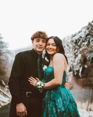 Peyton Evans Instagram - winter ball ‘25 with my cute boyfriend. thank you @lishxmxrie for these amazing pictures 🫶🏻