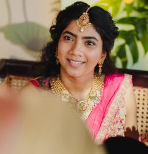 Pooja Kannan Instagram - This is a post for 3 very important and special people - Preeti , Sunita and Siddhi. The one thing I was nervous about from the beginning was my make up and hair because I am someone who has always held myself back due to fear of over doing it.  I would never feel like myself when I have make up or a different hairstyle and used to be extra conscious. But Sunita and Preeti were both saviours . They made me feel beautiful like never before. Though I had make up and a different hair do for all the events , I did not feel extra conscious and felt like different versions of me and was pampered during the process 🙈 Without them by my side, I would not have been able to be at ease during the most important event of my life. Thank you so much @preetisharma_mua and @sunita_hair !! ❤️

Though I don’t have a picture with @siddhi_p17 , thank you so much for helping Pallavi find the right outfits for me and I loved what you did with my reception saree! ❤️

@vivekkrishnanphotography