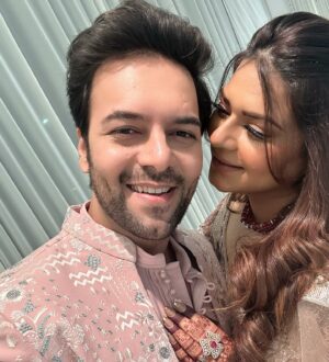 Poonam Preet Bhatia Instagram - Swiped right 👉🏻 Now it’s for life ♥️ 🧿

@sanjaygagnaniofficial 🥰

#myhappyplace #betterhalf #myhome