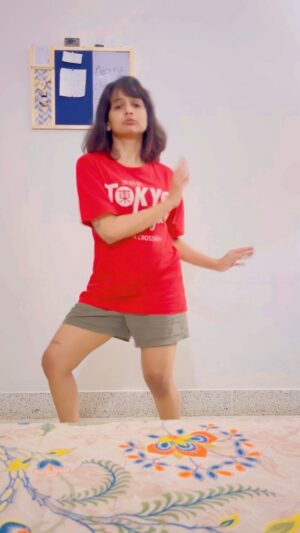 Poornitha Instagram - Dance like no one is watching😬but you know someone is watching 🤪  P.S- forgot the steps also this was to entertain Navya because madam was bored 🤣🤣🤣 #dancetherapy #saturdaynight #danceparty #bekind #love #mentalhealth #mentalhealthmatters #mentalhealthawareness #dowhatmakesyouhappy #loveyourself
