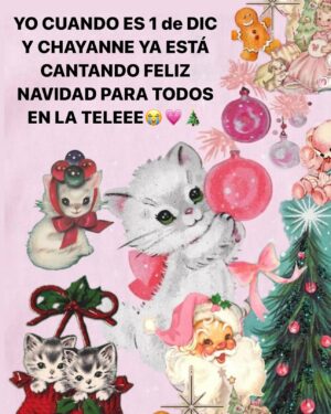 Princesa Alba Instagram - HOYYY como todos los 1 de diciembre voy a armar mi arbolito *ੈ🎄✩‧₊pero este domingo es doblemente especial porque @falabella_cl me invitó a cantar mi primera canción navideña ❆･:*:･🥹❆🕯✮
y ni más ni menos que con el MISMÍSIMO @chayanne 
⸜(｡˃ ᵕ ˂ )⸝♡ Y junto al Tío Valentín Trujillo y el Poli ♡⋆⁺₊❅.⛄️
Que emociónNnn siempre tarareaba esta canción cuando era chicaaaa😭
/)/)
( . .)
( づ🎁(les mando un besito navideño)