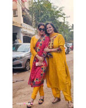 Priya Choudhury Instagram - Having a sister is like having a best friend you can't get rid of🫂. You know whatever you do, she'll still be there🧸♥️. ...
.
.
.
Happy birthday, dear sister! May your special day be as beautiful and extraordinary as you are❤️🎀❤️.
