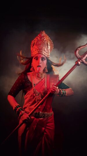 Priyanka M Jain Instagram - May the divine energy of Maa Durga be your guiding light
Every women who awakens Courage is Durga
Every women who awakens the Shiva within herself is Shakti 
Let’s end this year by leaving all the negatives and
Light the rest of our lives with Respect for women♥️🧿

Concept & Direction by @shivakumar_marihal ♥️🧿
Shot & Edited by @absolutelyrahul ♥️🧿

.

.

.

.

.

#god #goddess #jaimatadi #durga #durgamata #puja #pooja #navdurga #priyankajain #priyanka #priyankamjain #neverendingtales #prishiv #shivpriya #women #womenpower #power #safe #pray #trend #trendingreels #trending #trendingnow #reels #reelsvideo #reelsindia #india #love #godsowncountry #indian