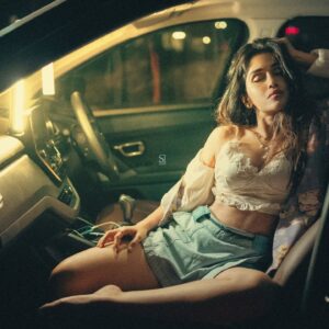 Purneima Day Instagram - Unfazed ✨️
#throwback 
📸  @shailendra_pardeshi 🤍
Styled by @stylist.chaitalikulkarni
.
.

[ photography photoshoot Hector car photography Purniemaa Dey actor fashion love ]