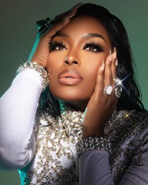 Quad Webb Instagram - I am proof of what God’s strength and favor can create. The glow is His. What you see is God’s work in progress. His favor, His strength, His light. 🌟 #BlessedBeyondMeasure And I still got to say THANK YOU 🫶🏽

Creative Director/Stylist : @hollylarry_ 
Photographer: @npearcypics 
Hair: @jtavar_ 
Makeup: @marlissamoniquemua 
Gown @donamatoshiofficial