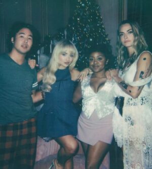 Quinta Brunson Instagram - Thank you to pop queen @sabrinacarpenter for having me on A Nonsense Christmas :) She’s such a star. 

now streaming on @netflix!