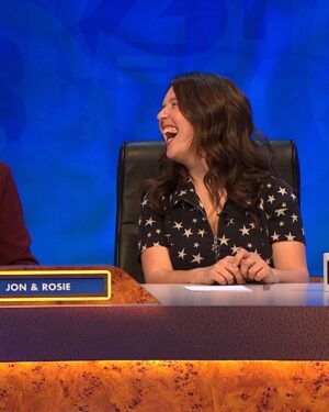Rachel Riley Instagram - I know, I know. In real life Jimmy’s teeth are far less realistic than this. 

Happy New Year, Happy new Cats Does Countdown! New ep goes out tomorrow, Friday 9pm @channel4 

With Phil Wang, Jon Richardson, Joe Wilkinson, Rosie Jones and John Cooper Clarke in dictionary corner with Susie @wangpix, @jonrichardsoncomedian @gillinghamjoe @josierones @johncooperclarke @susiedent @jimmycarr 

See you soon for the lols 😘🥂

#comedy #catsdown #catscountdown