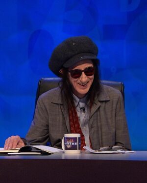 Rachel Riley Instagram - I know, I know. In real life Jimmy’s teeth are far less realistic than this. 

Happy New Year, Happy new Cats Does Countdown! New ep goes out tomorrow, Friday 9pm @channel4 

With Phil Wang, Jon Richardson, Joe Wilkinson, Rosie Jones and John Cooper Clarke in dictionary corner with Susie @wangpix, @jonrichardsoncomedian @gillinghamjoe @josierones @johncooperclarke @susiedent @jimmycarr 

See you soon for the lols 😘🥂

#comedy #catsdown #catscountdown