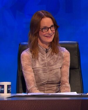 Rachel Riley Instagram - I know, I know. In real life Jimmy’s teeth are far less realistic than this. 

Happy New Year, Happy new Cats Does Countdown! New ep goes out tomorrow, Friday 9pm @channel4 

With Phil Wang, Jon Richardson, Joe Wilkinson, Rosie Jones and John Cooper Clarke in dictionary corner with Susie @wangpix, @jonrichardsoncomedian @gillinghamjoe @josierones @johncooperclarke @susiedent @jimmycarr 

See you soon for the lols 😘🥂

#comedy #catsdown #catscountdown