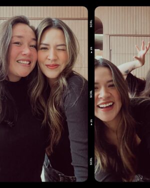 Raisa Andriana Instagram - Seeing each other every 7 years is simply unacceptable.. And having no good picture of us whatsoever is even more intolerable!! Mijn wederhelft @mandyevie ❤️