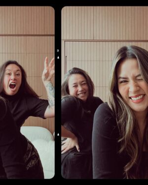 Raisa Andriana Instagram - Seeing each other every 7 years is simply unacceptable.. And having no good picture of us whatsoever is even more intolerable!! Mijn wederhelft @mandyevie ❤️