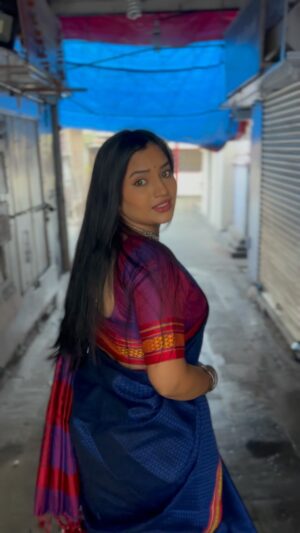 Rajeshwari Kharat Instagram - Timeless elegance wrapped in tradition 🌸🦋🧿

#saree #sareelove #traditional #indianwear #reels #reelsinstagram #love #foryou #trendingreels #instagood #instagram #reelitfeelit #viral #trending #rajeshwarikharat #goodvibes