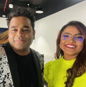 Rakshita Suresh Instagram - Happy birthday Rahman sir! 🎂🎈 Thank you for everything 🧿
@arrahman 👑