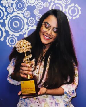 Rakshita Suresh Instagram - First award of 2025.. grateful ♥️🧿
Thank you so much MGR-Shivaji Academy Award for this honour! 🏆✨