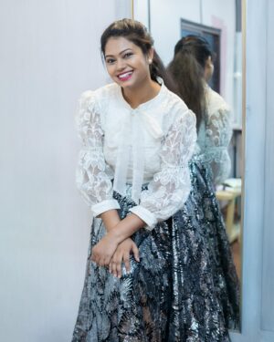 Ramya Behara Instagram - Styling : @i_stylyou 
Styled team : @konagani_meghana.sai 
Outfit : @sakya.official 
Photography - @konagani.swamy