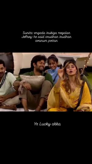 Ramya NSK Instagram - Sathya anna till about our love story ❤️❤️

Yur our Lucky Ramya akka 

#sathya #sathyavishal #sathuavjarun 

#bb #bigboss #biggbosstamil #bigboss8 

#love