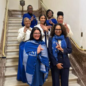 Rashida Tlaib Instagram - HAPPY FOUNDERS’S DAY!! 

Our Five Pearls are beaming down on each of you Sorors. You exemplify the quality of women they envisioned, and I love and respect each of you. 

#zetaphibeta