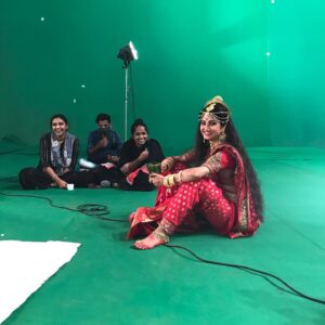 Ratan Raajputh Instagram - Last day shoot for #santoshimaasunayeinvratkathayein 
Gonna miss this ambience 😊🤗
.
.
#lastdayshoot #trackover #santoshi #deviushma #staysafe #jaibharat #रामभरोसे✨😇