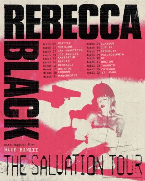 Rebecca Black Instagram - presale for the SALVATION tour is now live 🪽

code SUGAR to get your tix w the link in my bio. 

general on sale begins this friday dec 13 @ 10 am local. can’t wait to see u there ;)

📷 by @tayvalentinephoto for @nypost