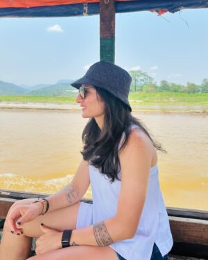 Renuka Singh Instagram - Ditching the helmet for a hat today 🎩😜#dayout 
@adidasindia