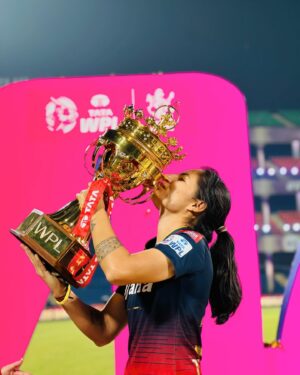 Renuka Singh Instagram - Smashtastic tournament 😃🏆#rcb 
@royalchallengersbangalore 17/3/24