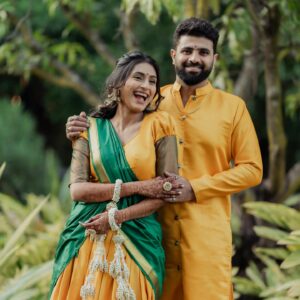 Reshma Shinde Instagram - अधूरी थी ज़रा सी मैं पूरी हो रही हूँ …♾️🧿❤️ 
#हळद #love #happy #grateful
@01brainiac