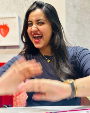 Revathi Pillai Instagram - had a wholesome and soulful dinner which meant stained nails.
