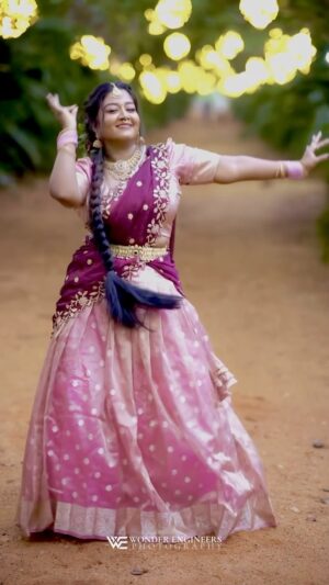 Rhema Ashok Instagram - Pictures from the pongal series launching tomorrow! Stay tuned :)🌸

Organised by: @dindigulmakeoversvaishnavi 
M&H: @olive_queen_salon 
Dop: @wonder_engineers 
Jewellery: @r__bridal_ 
Wearing: @trendy_traditional_outfits 
Venue: @sangeethweddingvillage