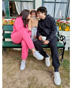 Ridhima Ghosh Instagram - Happy New Year from our little family, surrounded by the magic of Darjeeling—our happy place! 🌄💛

As we watch the sunrise over the mountains and sip on steaming cups of tea, our hearts are full of gratitude. This place holds so many memories for us, and starting 2025 here feels extra special.

Here’s to a year filled with love, laughter, and all the little things that make life beautiful. From our hearts to yours, wishing you a joyful and blessed New Year! 🥂❄️

📸: @debopriyo_toton & @rubai.alekhya