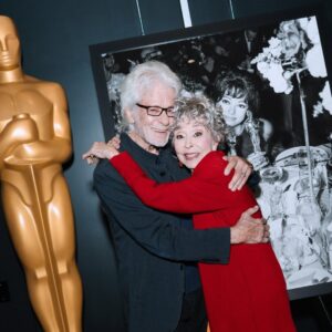 Rita Moreno Instagram - What a night last night at the @academymuseum! 
 ©Academy Museum Foundation, Photos by: Andrew Ge

p.s. Look at George and I all these years later!