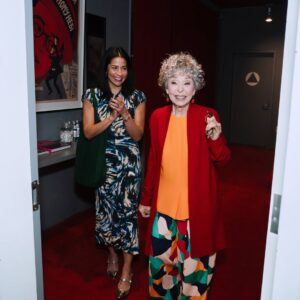 Rita Moreno Instagram - What a night last night at the @academymuseum! 
 ©Academy Museum Foundation, Photos by: Andrew Ge

p.s. Look at George and I all these years later!