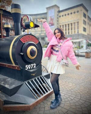 Riya Sharma Instagram - Very Cutesy, very Demure 🎀🤍

Hello from, ARMENIA 🇦🇲❄️

📸: @doprahularora