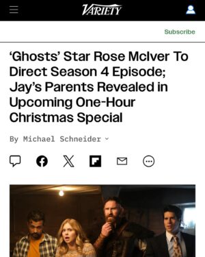 Rose McIver Instagram - Something i am really excited about.