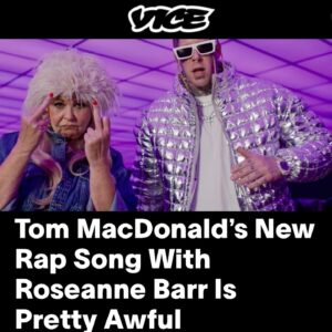Roseanne Barr Instagram - Look at these headlines 👀 TMZ, Vice, Forbes…the media is coming for us HARD…but the people have spoken!! 🇺🇸 “Daddy’s Home” is absolutely dominating…and they’re trying to tear it down. The opinions on TV and in magazines don’t matter…THE PEOPLE are all that matters! Keep downloading the song & PLAYING IT LOUD! We won’t be ignored any longer! Let’s get Roseanne her first #1 on Billboard! #tommacdonald #hangovergang