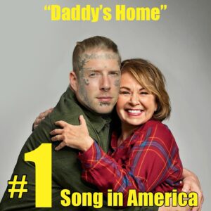 Roseanne Barr Instagram - We have officially hit #1 in ALL GENRES in the USA 🇺🇸 Hollywood cancelled Rosie years ago…turned their backs on her…outcasted her…and stole her show. They NEVER gave her a second chance…so, we’re taking this into our own hands. We don’t need Hollywood…we’ll get Roseanne her first #1 song INDEPENDENT! If you haven’t - head to iTunes and download “Daddy’s Home”!!! #tommacdonald #hangovergang