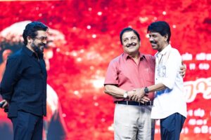 Roshni Prakash Instagram - To witness the most talented artists who have contributed to the Film industry under one roof celebrating Bala Sir and rooting for Vanangaan was an wholesome experience. Thank you Bala sir for making me a small part of your magnum opus journey and for numerous teachings. Indebted 🙏

18th Of Dec - A Day which I’ll hold very close to my heart ✨🤍

Sivakumar sir - The interaction between you and Bala sir was the highlight of the event.  A priceless moment. Truly honoured by your presence sir. 

@actorsuriya sir - The aura in the auditorium completely shifted once you entered. A beaming spark. A true star. Thank you so much for being a part. 

Mani sir - Everytime I have passed through @madrastalkies I have dreamt of working in your project (Just like millions of cinema lovers out there) and today to just sit next to you was the most surreal thing. A memory etched. 🤍

@dir_nithilan - Privileged to have conversed with you sir. Your work is a testament to your genius and I’m deeply inspired by your writing. ✨

@sivakarthikeyan - Your remarkable journey as an artist is an inspiration to many, including myself. A ray of positivity spills whenever you are around. Thank you for gracing the event. ✨

@arunvijayno1 - I can’t wait for the world to see what you have created. Big cheers sailor 🫡

@gvprakash - Immensely happy to be associated with you for this project. ✨

@samcsmusic - Our second project together and it couldn’t get any better. I can’t wait to see what magic you have created this time, dear friend. 💌

@sureshkamatchi - Thank you for Vanangaan and hosting one of the finest event. You have taken care of us with utmost respect. Means a lot. ✨

#Vanangaan
